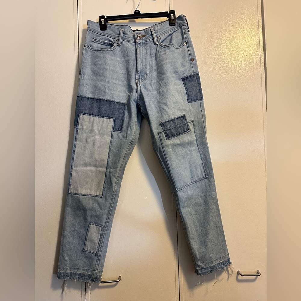 BDG Dad Fit Slim Taper Colorblock Jeans